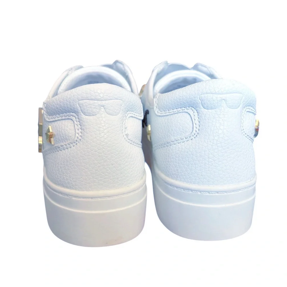 New Karl Lagerfeld Paris Caitie slip-on sneakers in bright‎ white